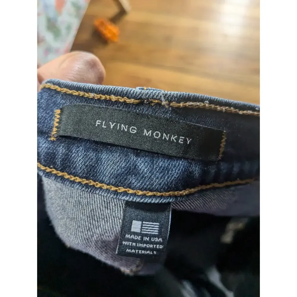 Flying Monkey Distressed Skinny Jeans – Size 28